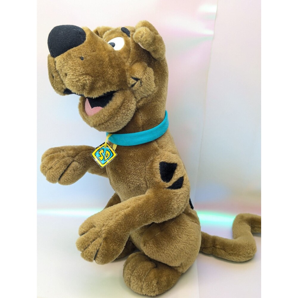2001 Cartoon Network Scoob Doo Scaredy Cat WORKS Soft Plush Animated Talking Dog